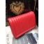 Dolce & Gabbana DG Girls Shoulder Bag In Quilted Nappa Leather Red 2018