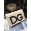 Dolce & Gabbana DG Girls Shoulder Bag In Quilted Nappa Leather Nude 2018