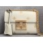 Gucci Padlock Bee Star Small Shoulder Bag 432182 White 2018