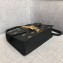 Gucci Sylvie Web Bee Star Small Shoulder Bag 524405 Black 2018