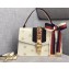 Gucci Sylvie Web Bee Star Small Shoulder Bag 524405 White 2018