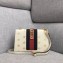 Gucci Sylvie Web Bee Star Small Shoulder Bag 524405 White 2018
