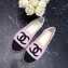 Chanel CC Logo Tweed Fabric Espadrilles G34436 Pink 2019