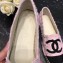 Chanel CC Logo Tweed Fabric Espadrilles G34436 Pink 2019