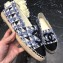 Chanel CC Logo Tweed Fabric Espadrilles G34436 Blue 2019