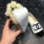 Chanel CC Logo Lambskin and Suede Calfskin Espadrilles White/Black 2019