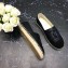 Chanel CC Logo Lambskin and Suede Calfskin Espadrilles Black 2019