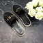 Chanel Gold Logo Espadrilles Mules Black 2019