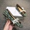 Dior J'Adior And Bow Ribbon Ballet Pumps In Obliuqe Jacquard Canvas Green 2019