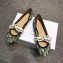 Dior J'Adior And Bow Ribbon Ballet Pumps In Obliuqe Jacquard Canvas Green 2019
