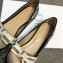 Dior J'Adior And Bow Ribbon Ballet Pumps In Obliuqe Jacquard Canvas Green 2019