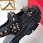Gucci Leather And Mesh Sandals With Studs 546073 Black 2019