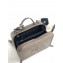 Chanel CC Filigree Grained Vanity Case Medium Bag A93343 Metallic Antique Silver