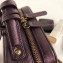 Chanel CC Filigree Grained Vanity Case Mini Bag A93342 Metallic Burgundy