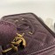 Chanel CC Filigree Grained Vanity Case Mini Bag A93342 Metallic Burgundy