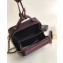 Chanel CC Filigree Grained Vanity Case Mini Bag A93342 Metallic Burgundy