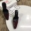 Balenciaga Heel 9cm Round Toe Calfskin Mules Burgundy 2019