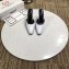 Balenciaga Heel 9cm Round Toe Calfskin Mules White 2019