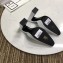 Balenciaga Heel 9cm Round Toe Calfskin Mules White 2019