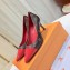 Louis Vuitton Heel 6.5cm Fetish Pumps Monogram Canvas/Patent Red