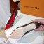 Louis Vuitton Heel 6.5cm Fetish Pumps Monogram Canvas/Patent Red
