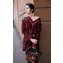 Fendi Kan I Leather & Silk With FF Texture Outlines Handbag Brown 2018