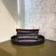 Fendi Kan I Leather & Silk With FF Texture Outlines Handbag Brown 2018