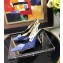 Dior J’Adior Heel 95MM Slingback Pump in Denim Patchwork 2018