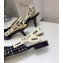 Dior J’Adior Slingback Flat Ballet Pump in Tartan Fabric Black/White 2018