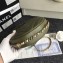 Chanel Chevron Round Pattern Vintage Chain Shoulder Bag Green 2018