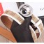 Gucci GG Supreme Belt with G Buckle 35mm Width White Leather 
