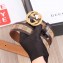 Gucci GG Supreme Belt with G Buckle 35mm Width Brown Leather 
