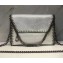 Stella McCartney Falabella Medium Shoulder Bag Silver White 2018