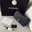 Chanel Original Quality Medium Classic Flap Bag 1112 in Caviar Leather Black with Silver Hardware