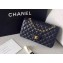 Chanel Original Quality Medium Classic Flap Bag 1112 in Caviar Leather Black with Gold Hardware