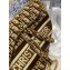 DIOR Brown Dior Oblique Embroidered Velvet SADDLE BAG 2020
