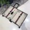 Gucci Sylvie Striped Trim Logo Luggage Blue 2018
