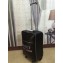 Gucci Grained Leather Logo Print Travel Luggage Black 2018