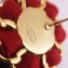 Chanel Band Large Ring Earrings AB0089 Red/Gold 2018
