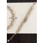 Chanel Chain and Pearl Bracelet Silver/White 2018