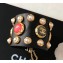 Chanel Cuff with Stones AB0268 Black 2018