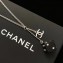 Chanel Small Necklace with Dice Pendant Silver/Black/Crystal 2018