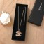 Chanel Beads and Pearl CC Pendant Necklace White/Red/Yellow 2018