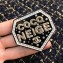 Chanel Coco Neige Brooch A53227 Gold/Black/White/Crystal 2018