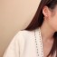 Chanel Stone Drop Short Earrings Orange/Red 2018