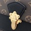 Louis Vuitton Monogram Canvas With Colorful Calfskin Victoire Shoulder Bag M41730 Noir