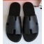 Hermes Izmir Men's Slipper Sandals in Calfskin Black