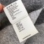 Acne Studios Logo Cashmere Scarf 50x220CM Grey