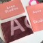 Acne Studios Logo Cashmere Scarf 50x220CM Burgundy/Pink