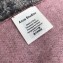 Acne Studios Logo Cashmere Scarf 50x220CM Burgundy/Pink